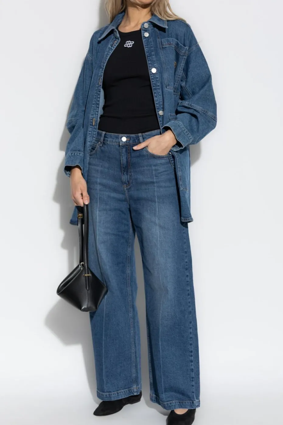 Munthe BLUE Denim jacket "Prickly"