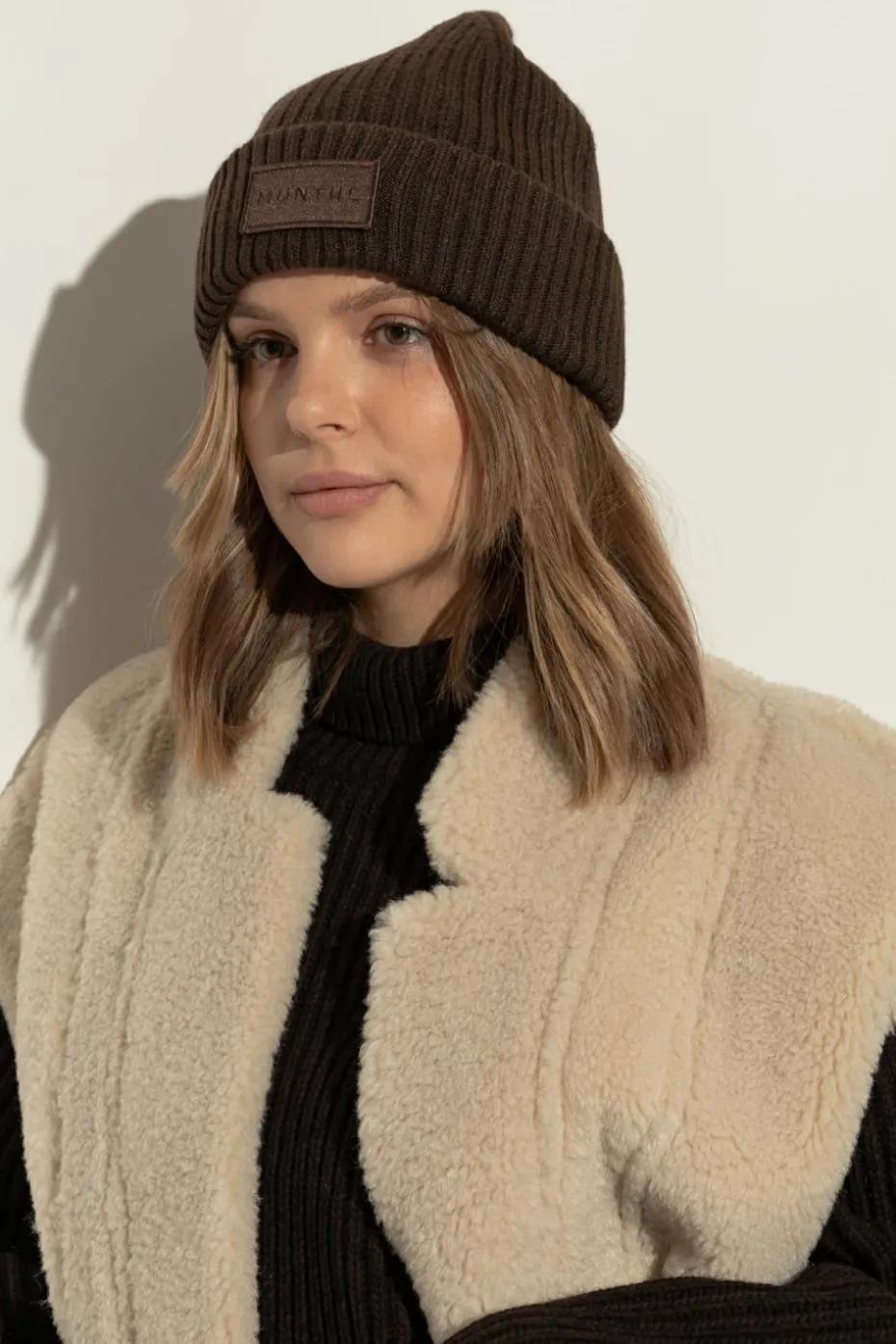 Munthe BROWN Cap with logo patch