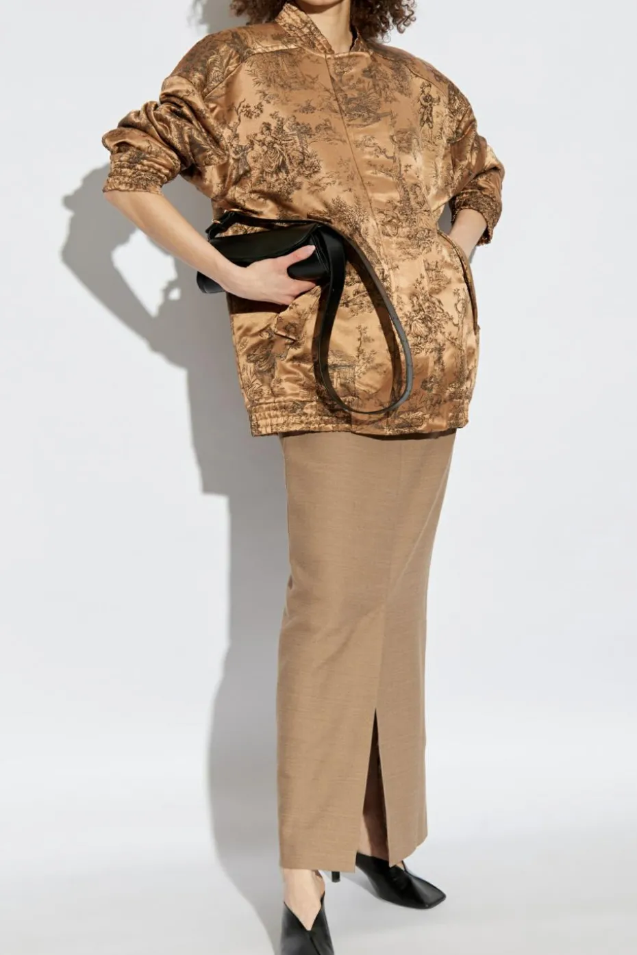 Munthe BROWN 'Fyffe' bomber jacket