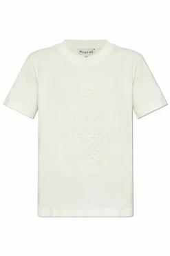 Munthe cream T-shirt with 'Fenella' logo