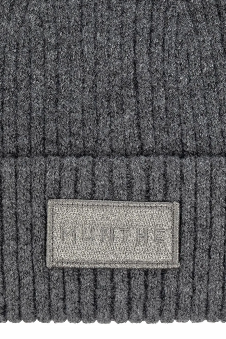 Munthe GREY Cap with logo patch