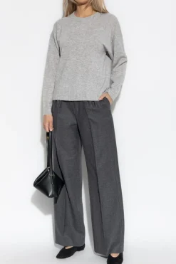 Munthe GREY Cashmere sweater `Kiaran`