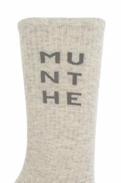 Munthe GREY Socks with logo