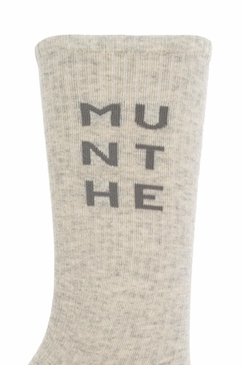 Munthe GREY Socks with logo