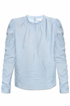 Munthe light blue Draped top