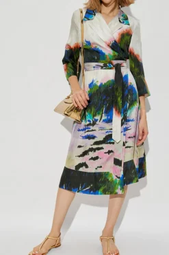 Munthe MULTICOLOUR Silk dress