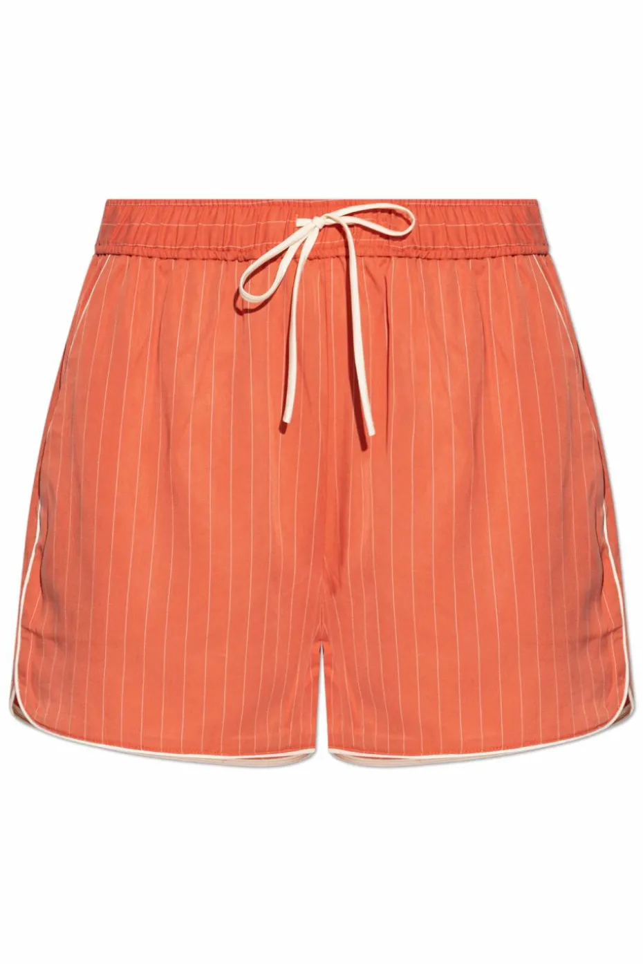 Munthe RED Striped pattern shorts