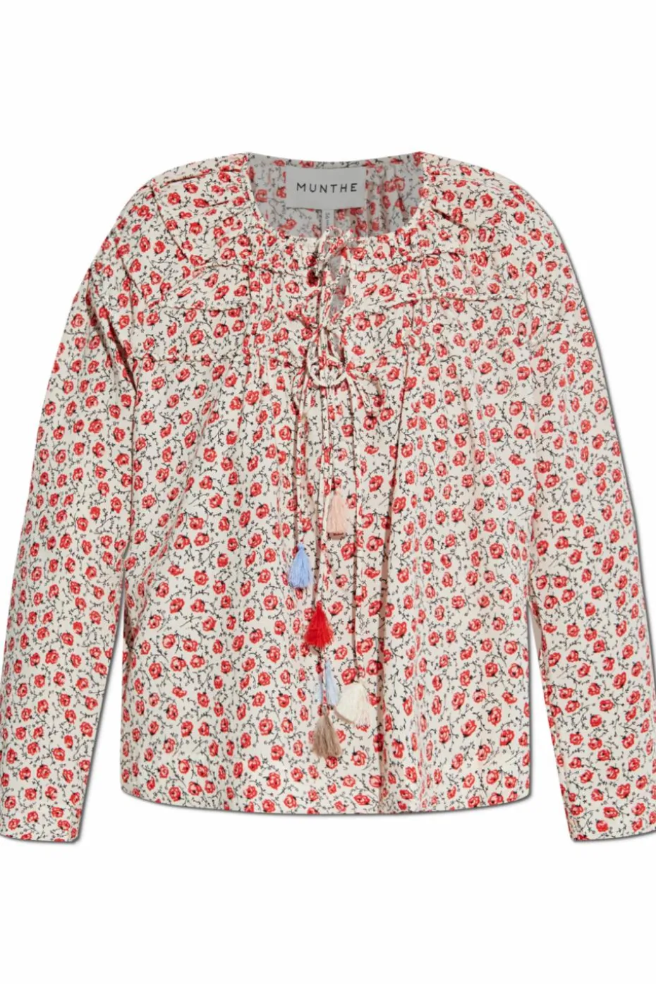 Munthe RED Top with floral motif