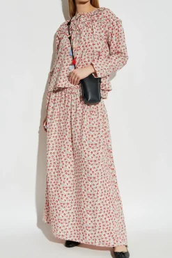 Munthe RED Top with floral motif