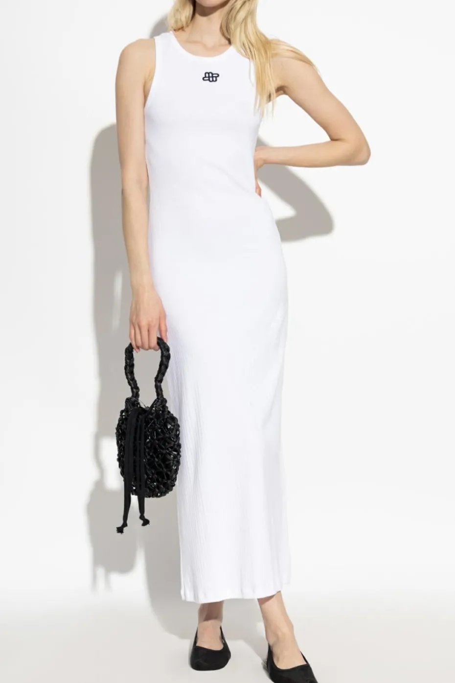 Munthe WHITE Ribbed dress