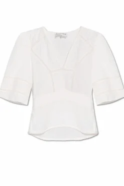 Munthe WHITE Short sleeve top 'Florise'