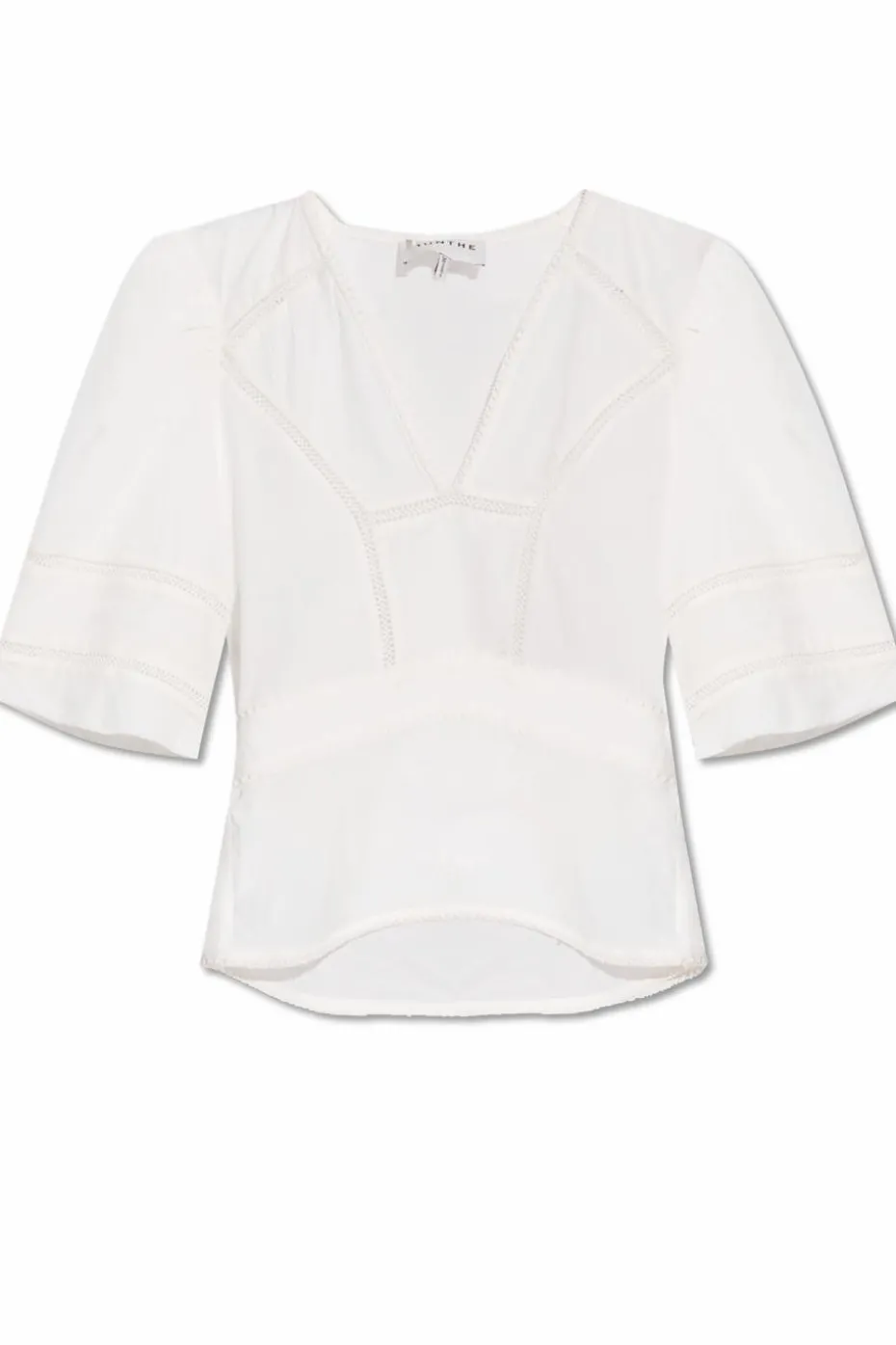 Munthe WHITE Short sleeve top 'Florise'