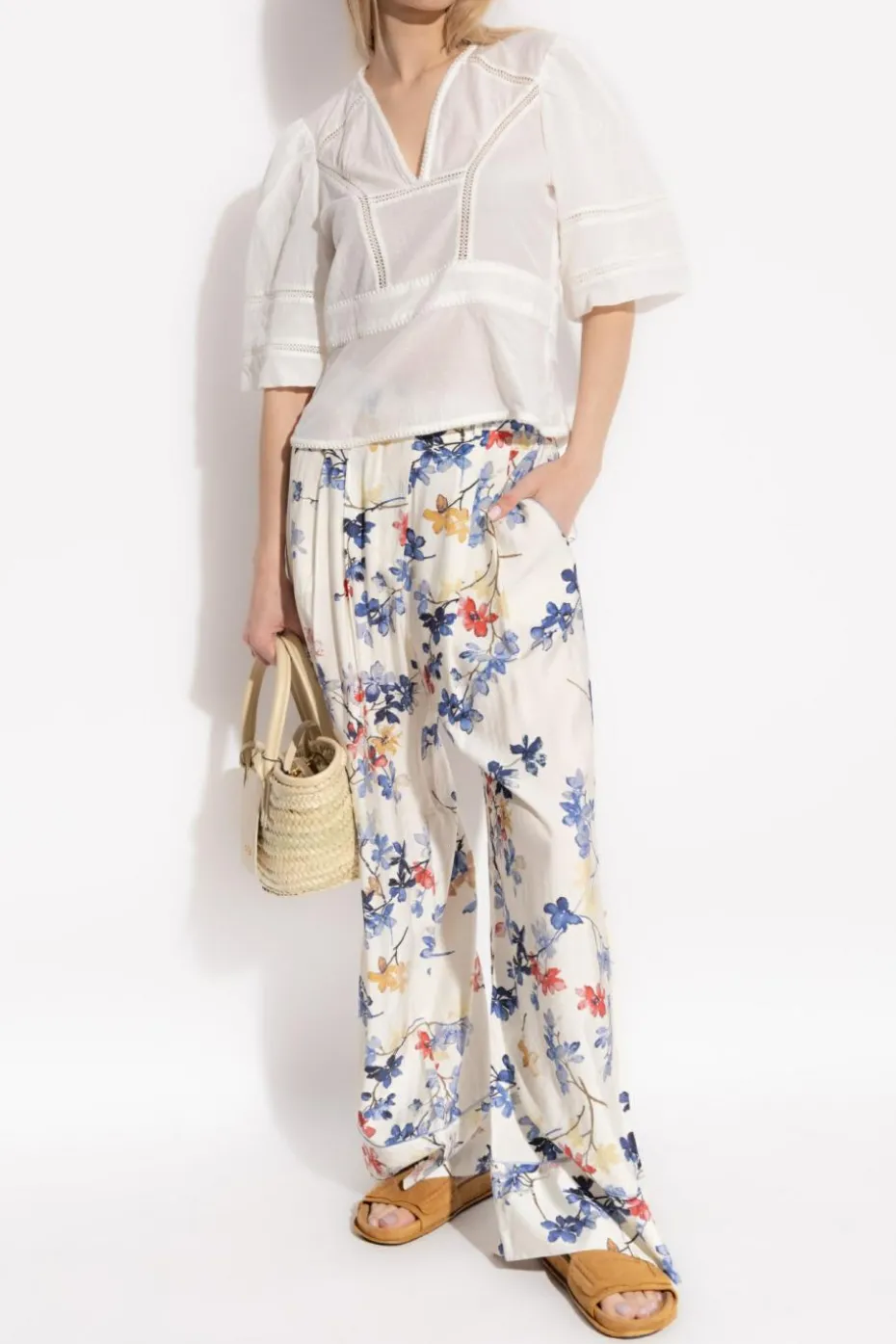 Munthe WHITE Short sleeve top 'Florise'