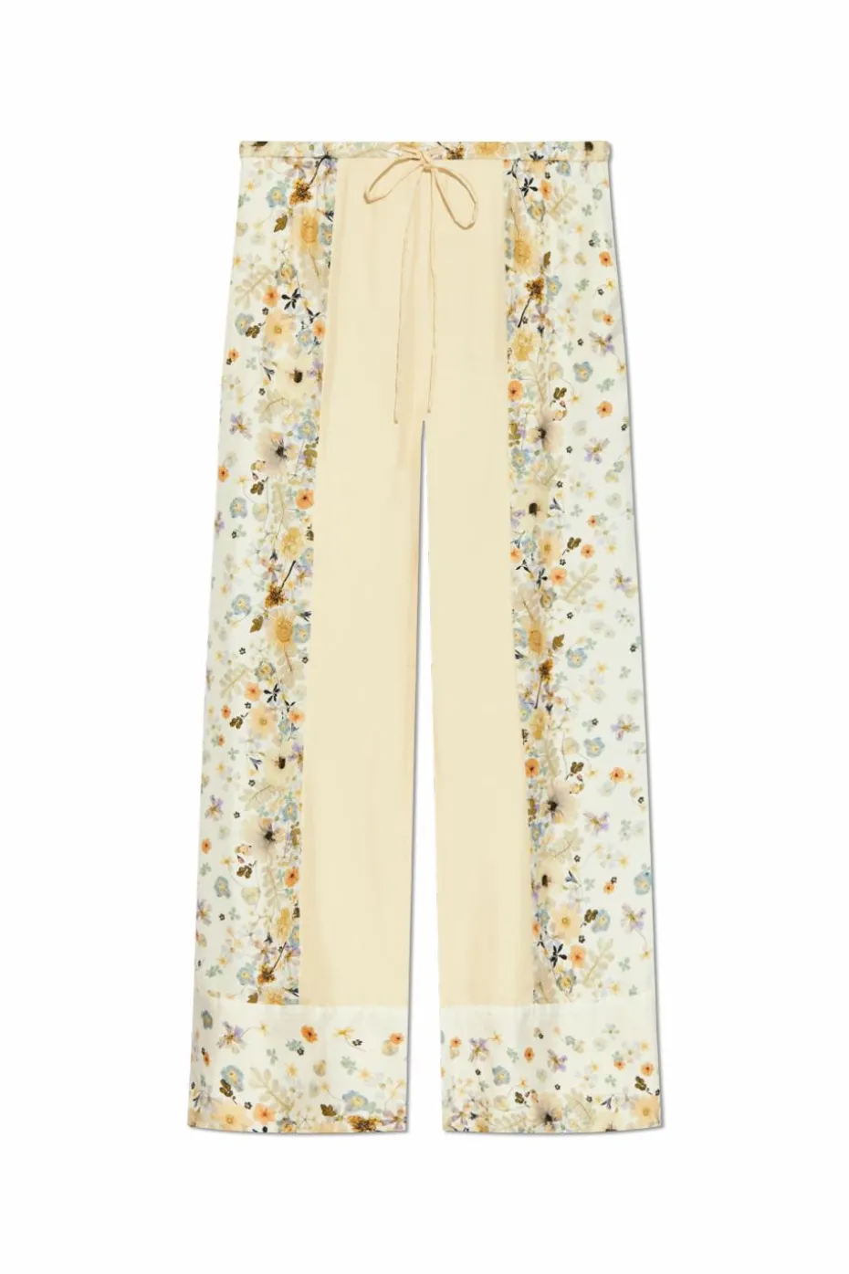 Munthe YELLOW Floral patterned pants ‘Fabert’
