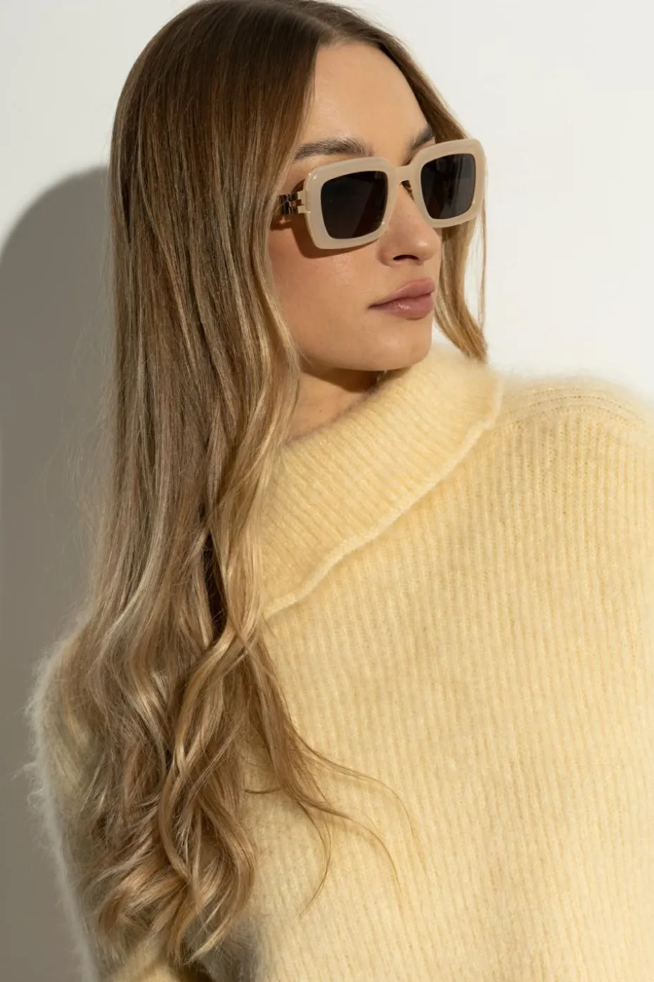 Mykita cream Sunglasses Una