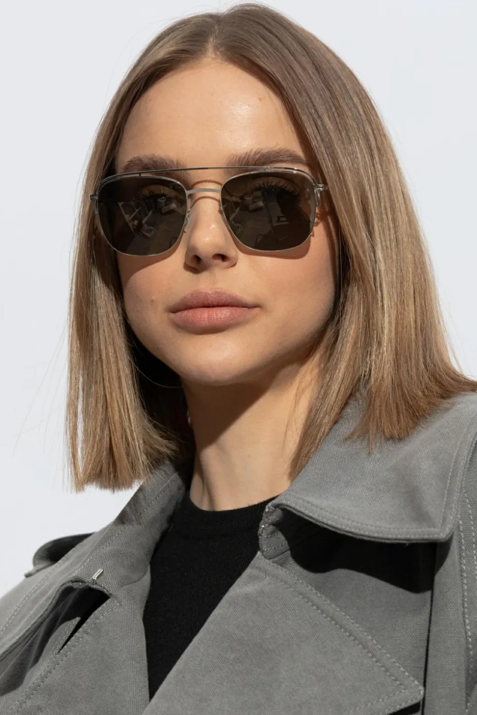 Mykita SILVER Sunglasses `Nor`