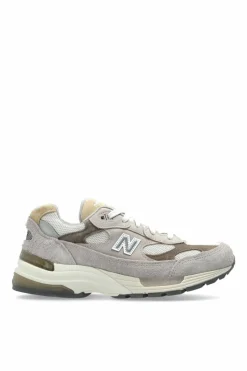 New Balance GREY Sports shoes `U992MM`