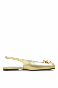 Nodaleto GOLD Leather ballet flats