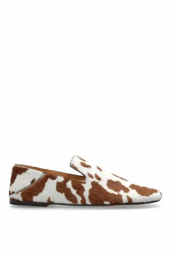 Odissi BROWN Animal print shoes
