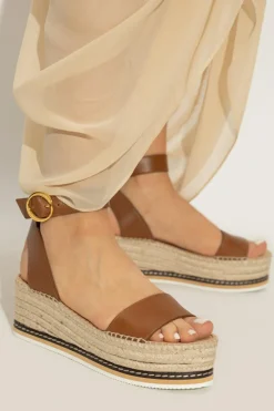 Odissi BROWN Platform sandals
