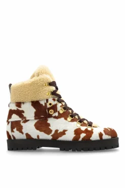 Odissi BROWN Snow boots with animal motif