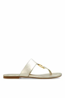 Odissi GOLD Leather Flip-Flops