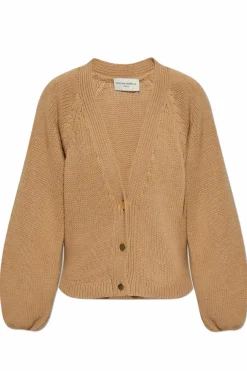 Officine Generale beige Cardigan ‘Jamie’