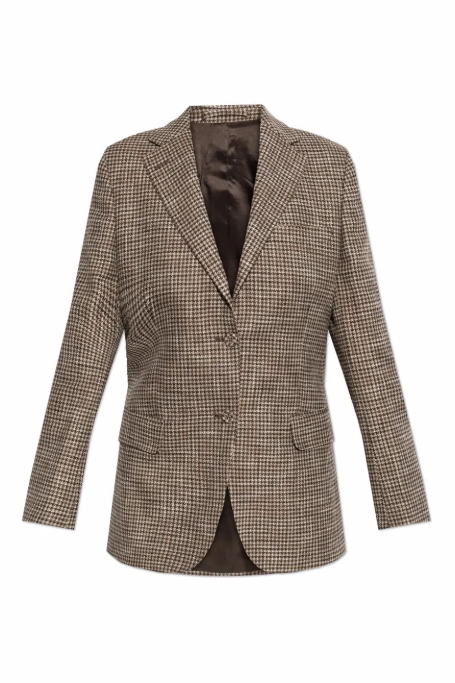 Officine Generale beige Plaid Blazer