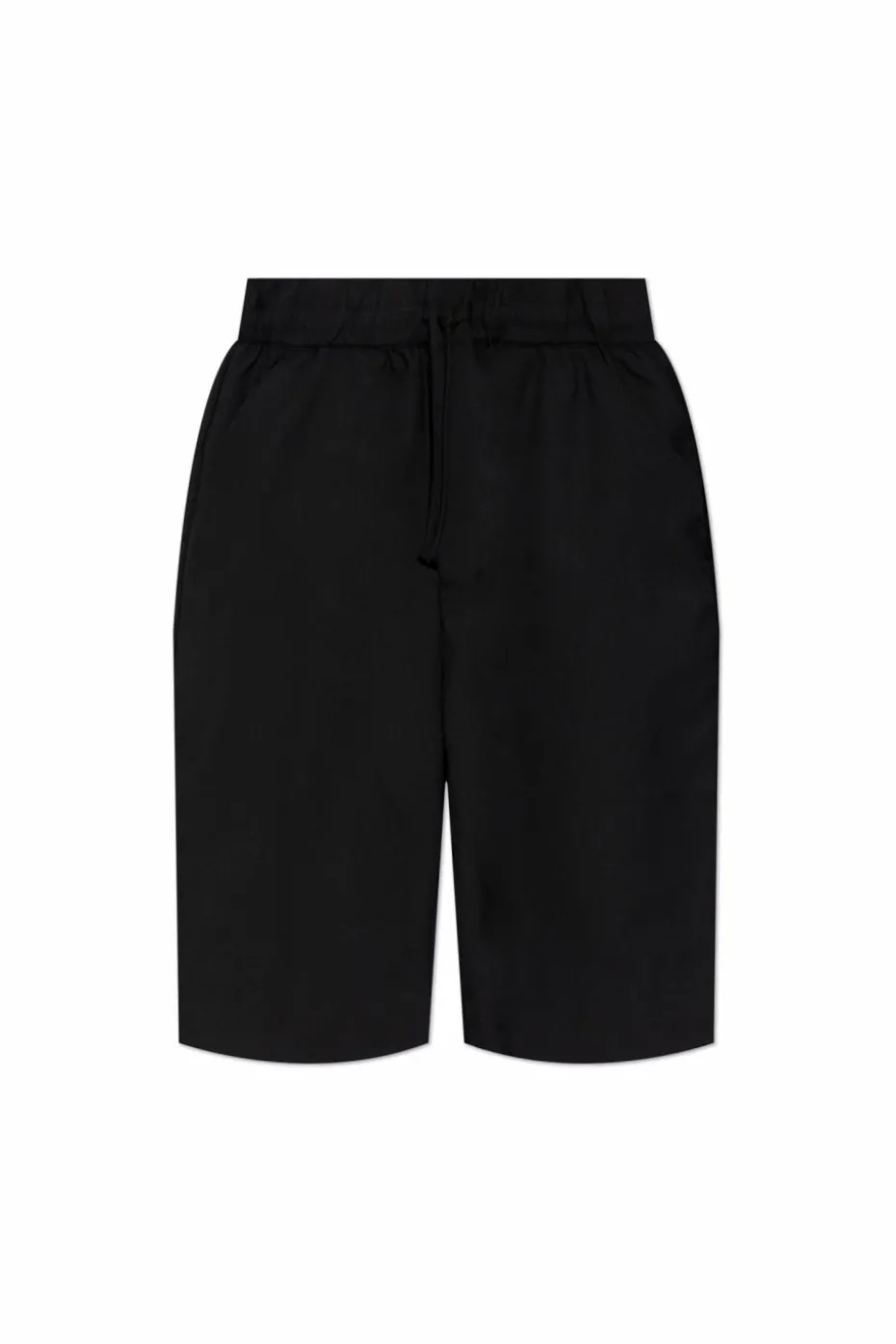 Officine Generale BLACK Cotton shorts