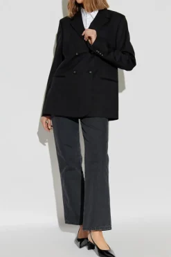 Officine Generale BLACK Double-breasted blazer