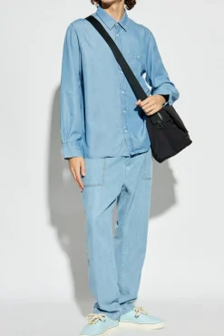 Officine Generale BLUE Shirt ‘Alex’