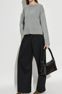 Officine Generale GREY Cashmere sweater ‘Nicky’
