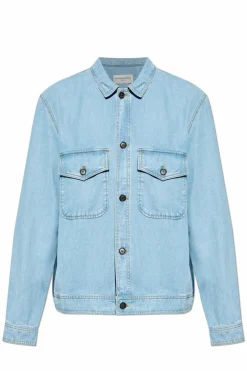 Officine Generale light blue āHanyā denim jacket
