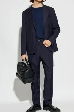 Officine Generale NAVY BLUE Wool blazer ‘Arthus’