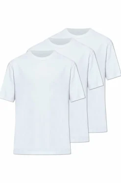 Officine Generale WHITE Three-pack of t-shirts