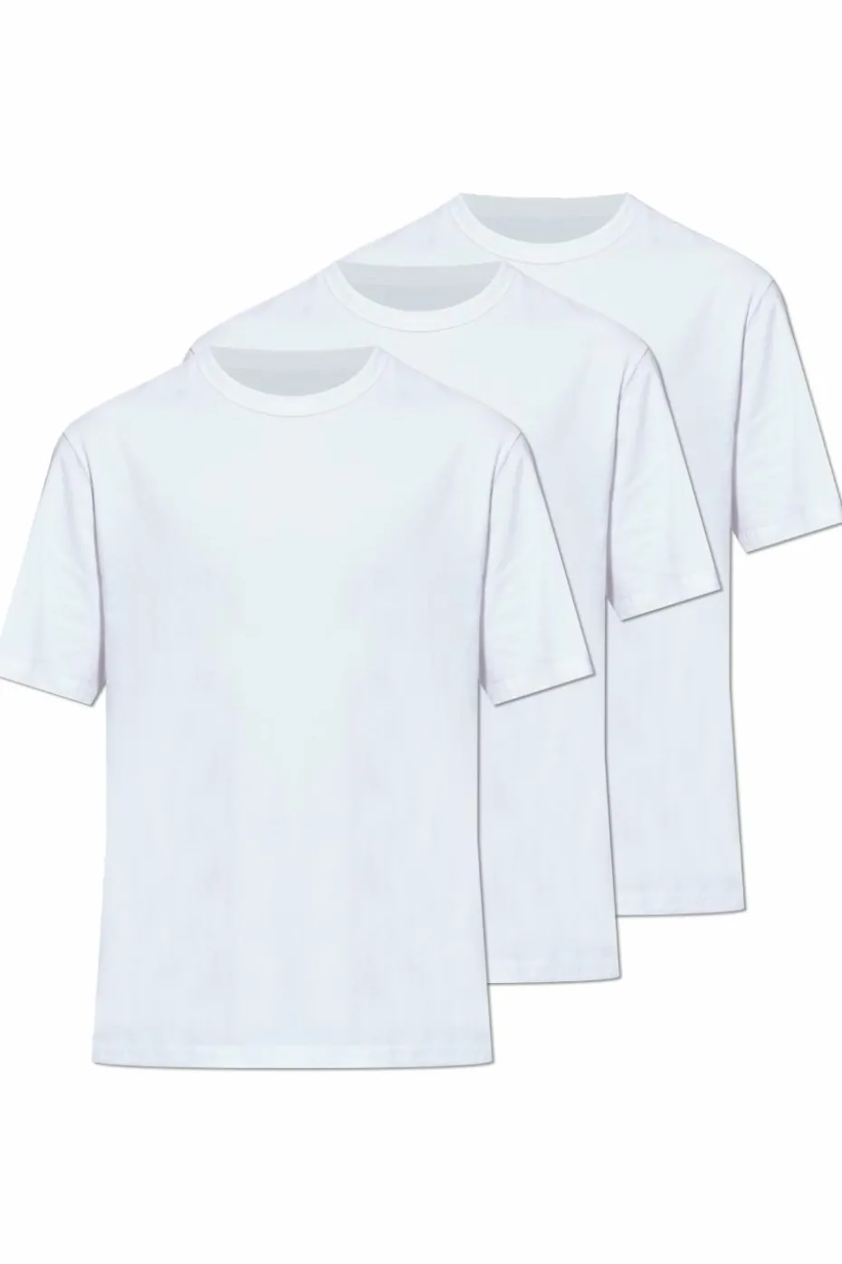 Officine Generale WHITE Three-pack of t-shirts