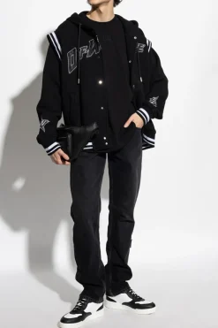 Off-White BLACK Jacket with logo