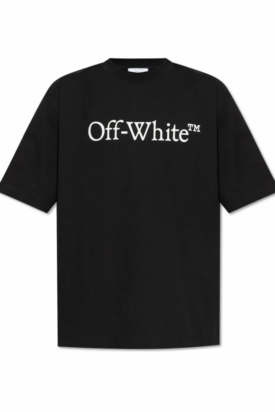 Off-White BLACK T-shirt with logo
