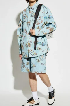 Off-White BLUE Printed shorts