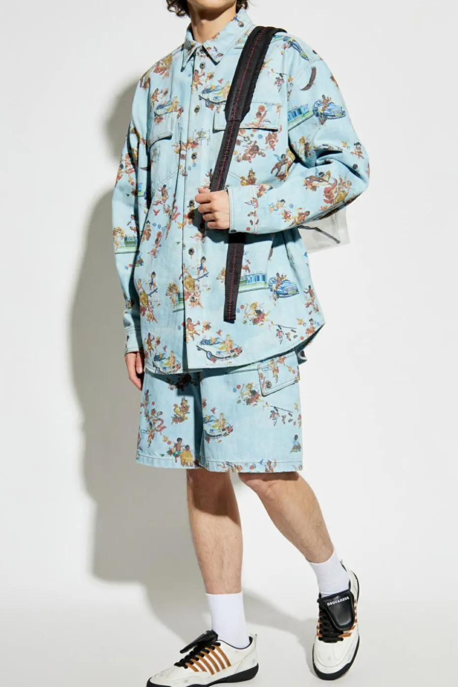 Off-White BLUE Printed shorts