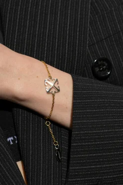 Off-White GOLD Bracelet with logo