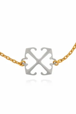 Off-White GOLD Bracelet with logo