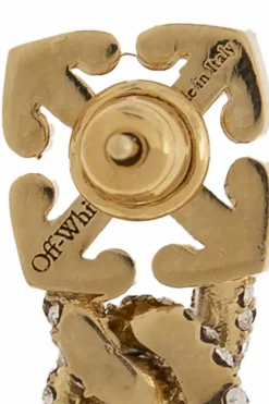 Off-White GOLD Brass earrings