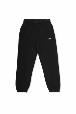 Off-White Kids BLACK Sweatpants with logo