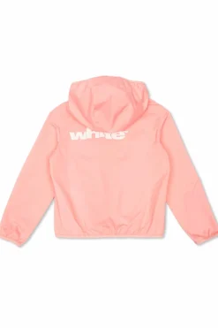 Off-White Kids PINK Hooded jacket