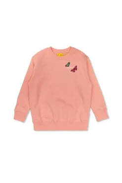Off-White Kids PINK Sweatshirt with colorful print