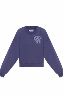 Off-White NAVY BLUE Sweatshirt with logo