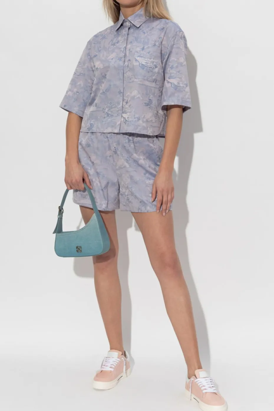 Off-White PURPLE Shirt with Pocket