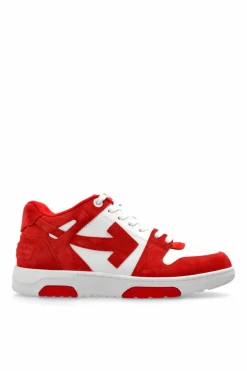 Off-White RED Out Of Office sneakers