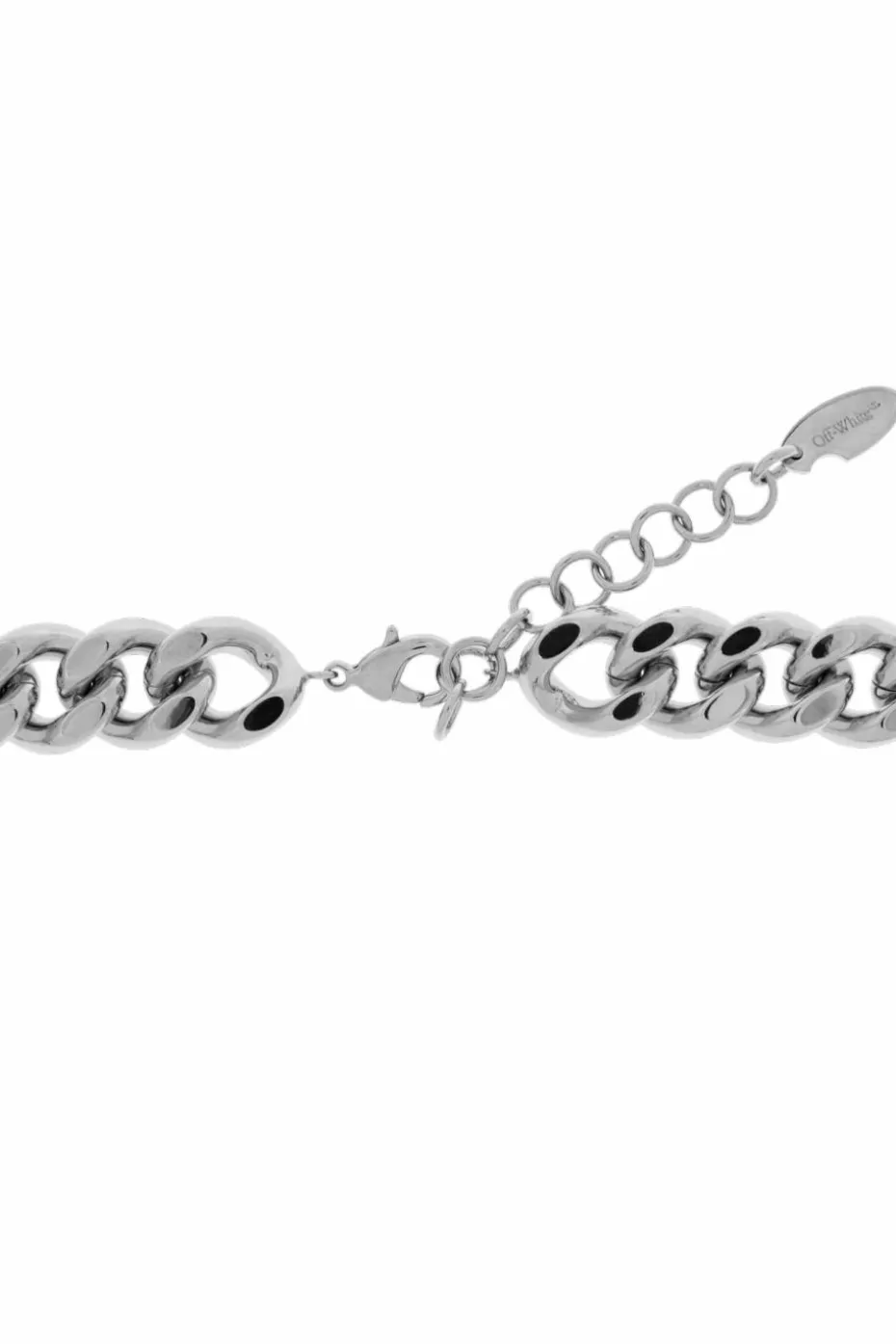 Off-White SILVER Necklace with logo